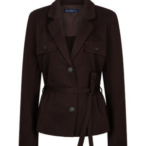 Red Button Blazer & belt punta, Bruin