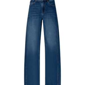 Red Button Claudette slanted seams dark stone used, Donker denim