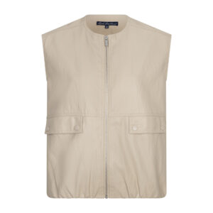 Red Button Ivy faux leather, Beige